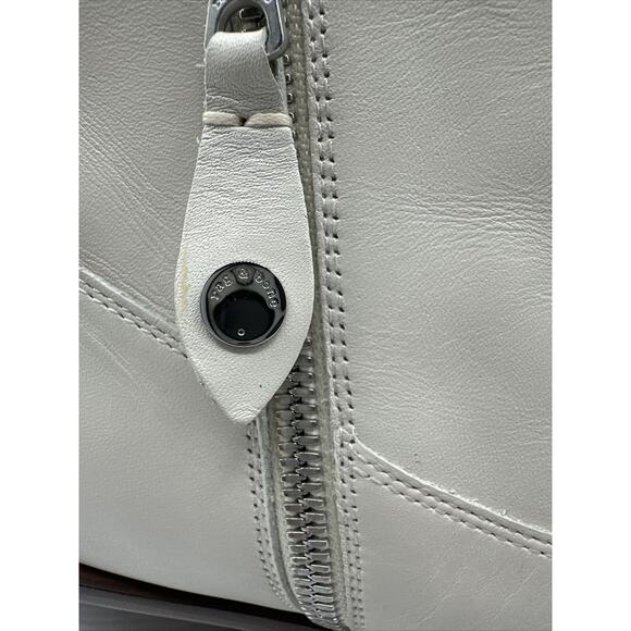 rag & bone NEW YORK Razor Leather Ankle antique white Boots 11 Western 19-01 - Picture 15 of 16